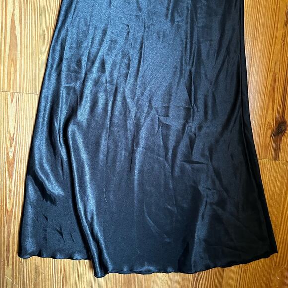 Shein black midi slip dress SIZE S - Picture 3 of 4